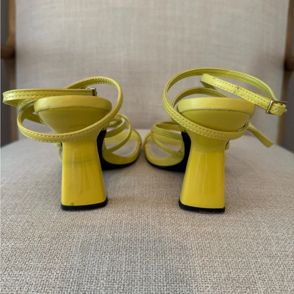 Zara Neon Block Heels - Picture 5 of 8